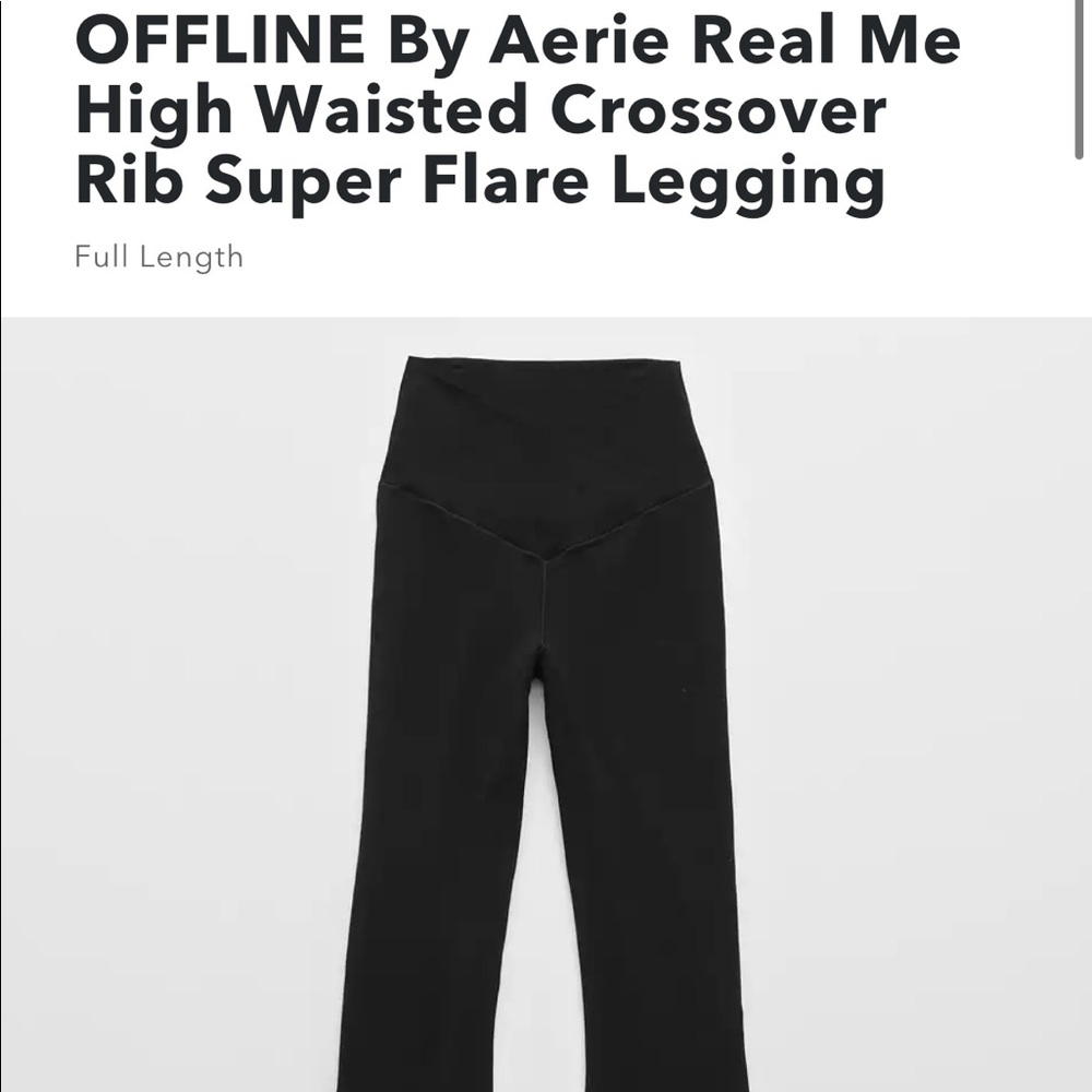 Crossover Flared Pants (29 inch length)